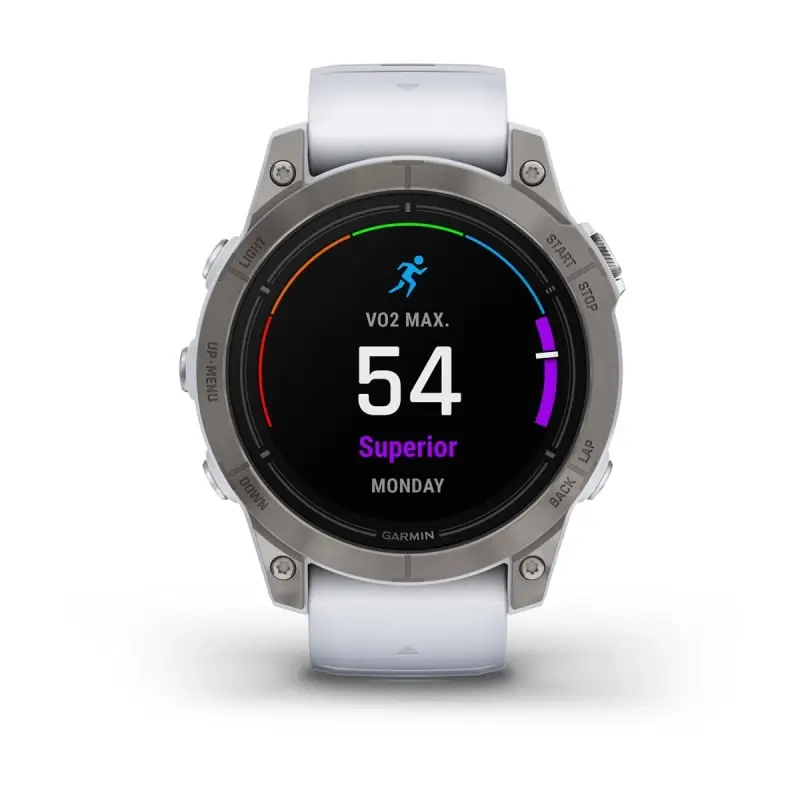 epix™ Pro (Gen 2) – Sapphire Edition | 47 mm Titanium with Whitestone Band