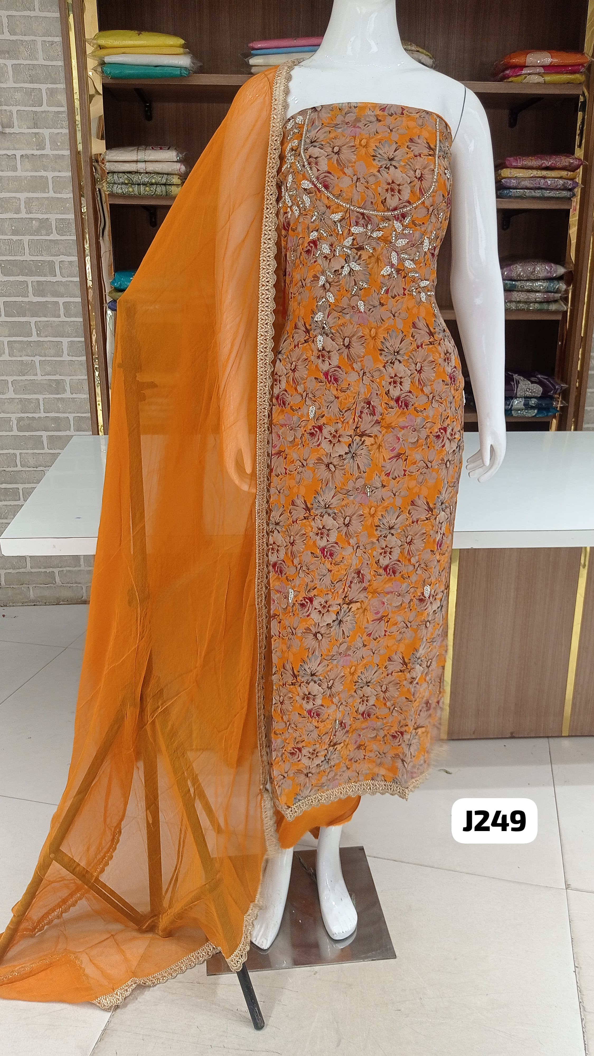 Soft silk party wear suits 