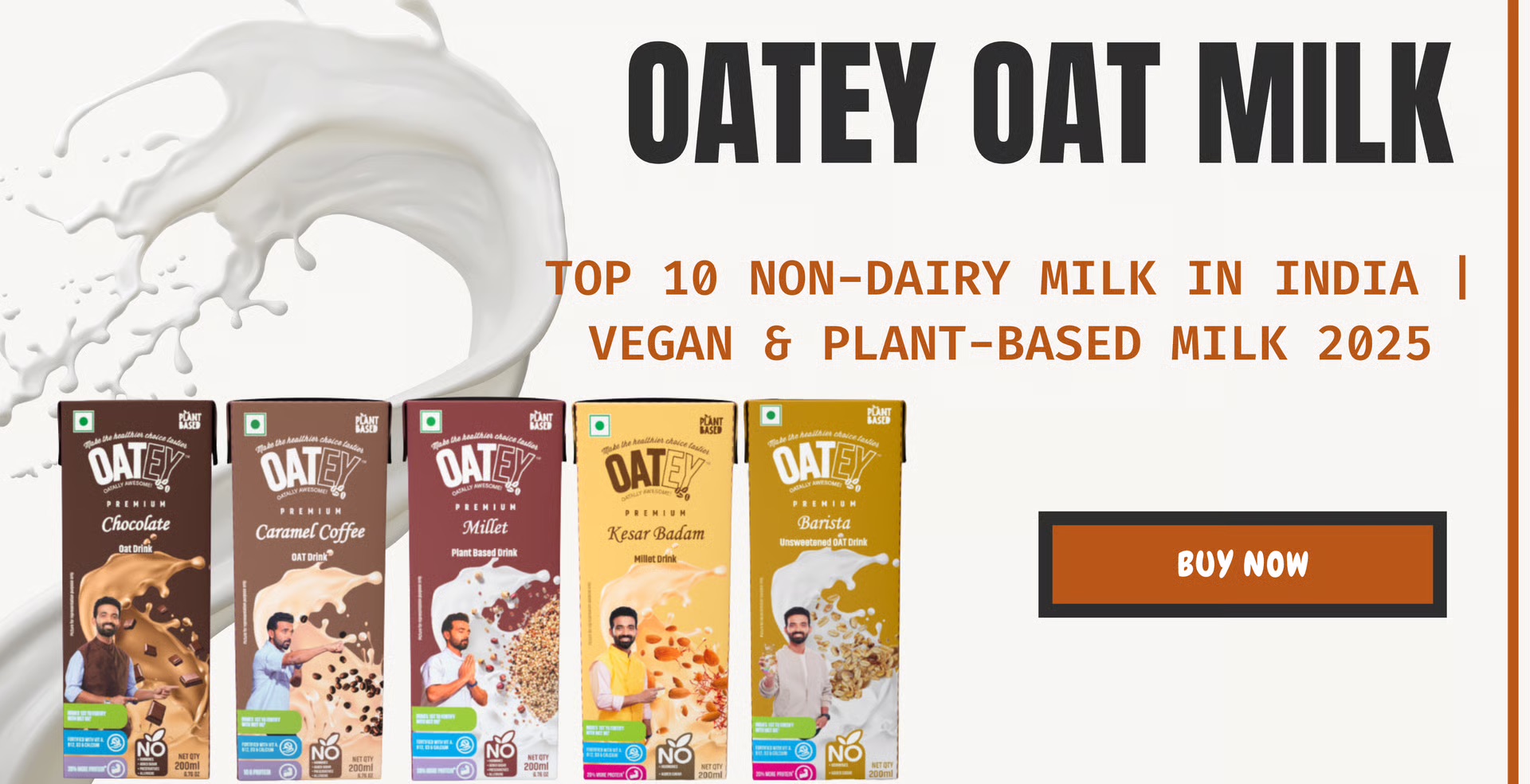 Top 10 Non-Dairy Milk in India | Vegan & Plant-Based Milk 2025