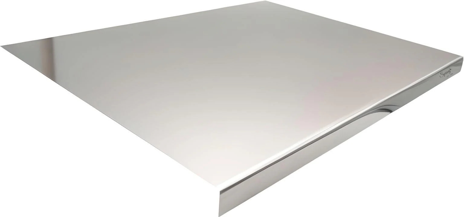 Clipon Stainless Steel Chopping and Cutting Board with Folded Hinge Support, 41 cm x 29 cm