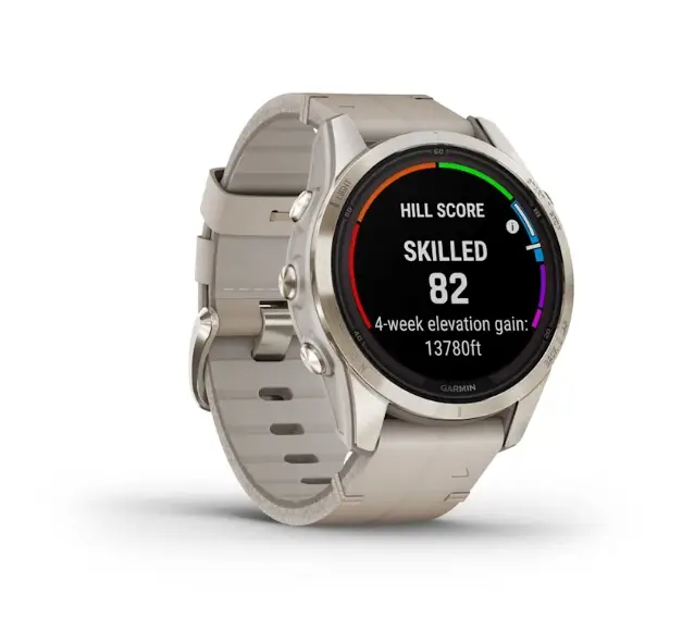 fenix® 7S Pro – Sapphire Solar Edition Soft Gold with Light Sand Band
