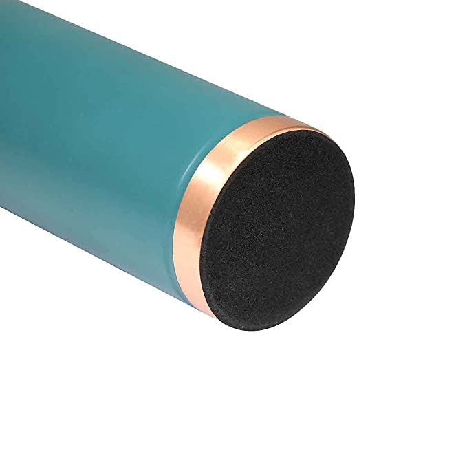 LA'FORTE Copper Water Bottle, Pure, 1000 ml Sea Green