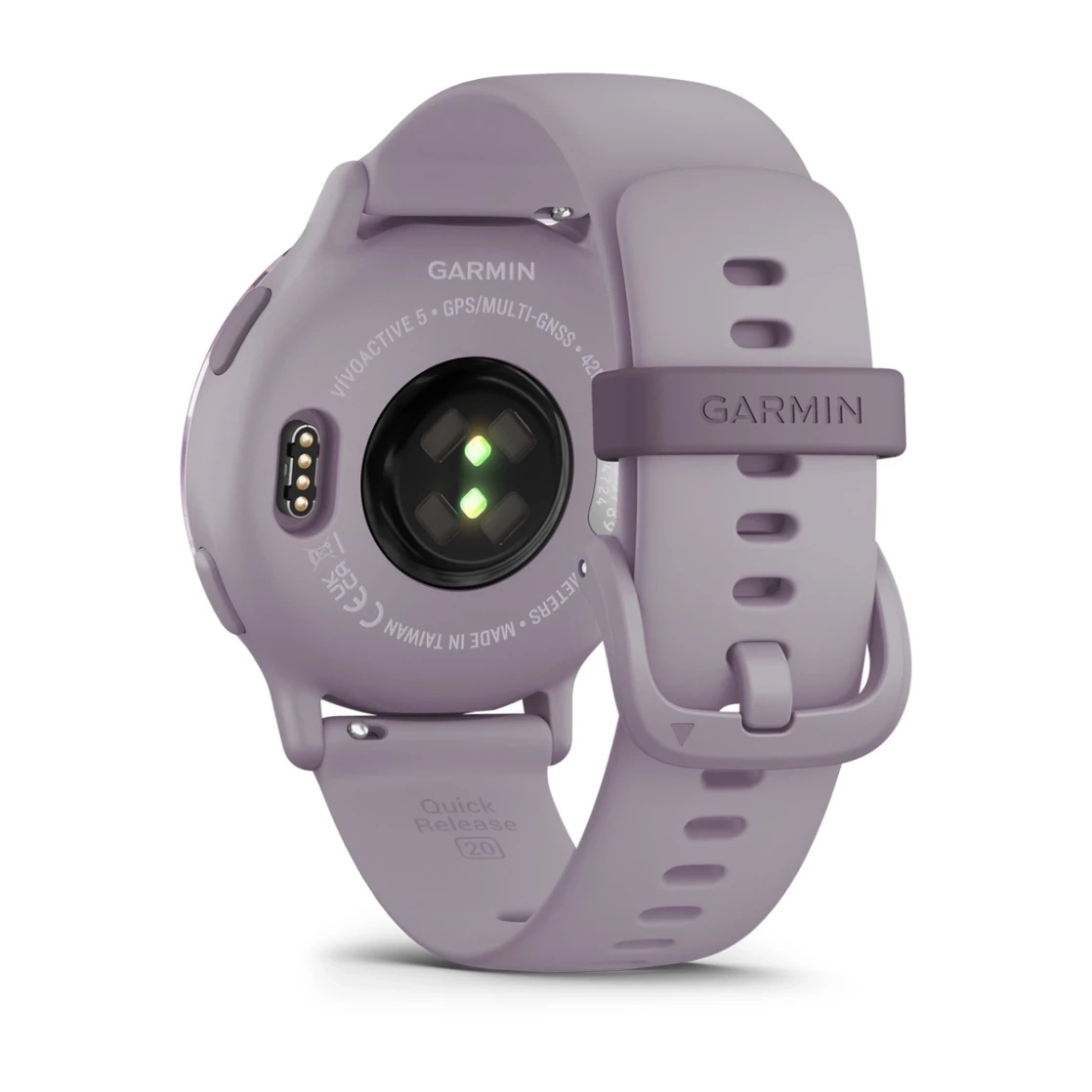 vivoactive® 5 Metallic orchid Aluminium bezel with orchid case and silicone band