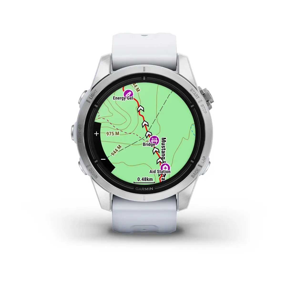epix™ Pro (Gen 2) – Standard Edition | 42 mm Silver with Whitestone Band