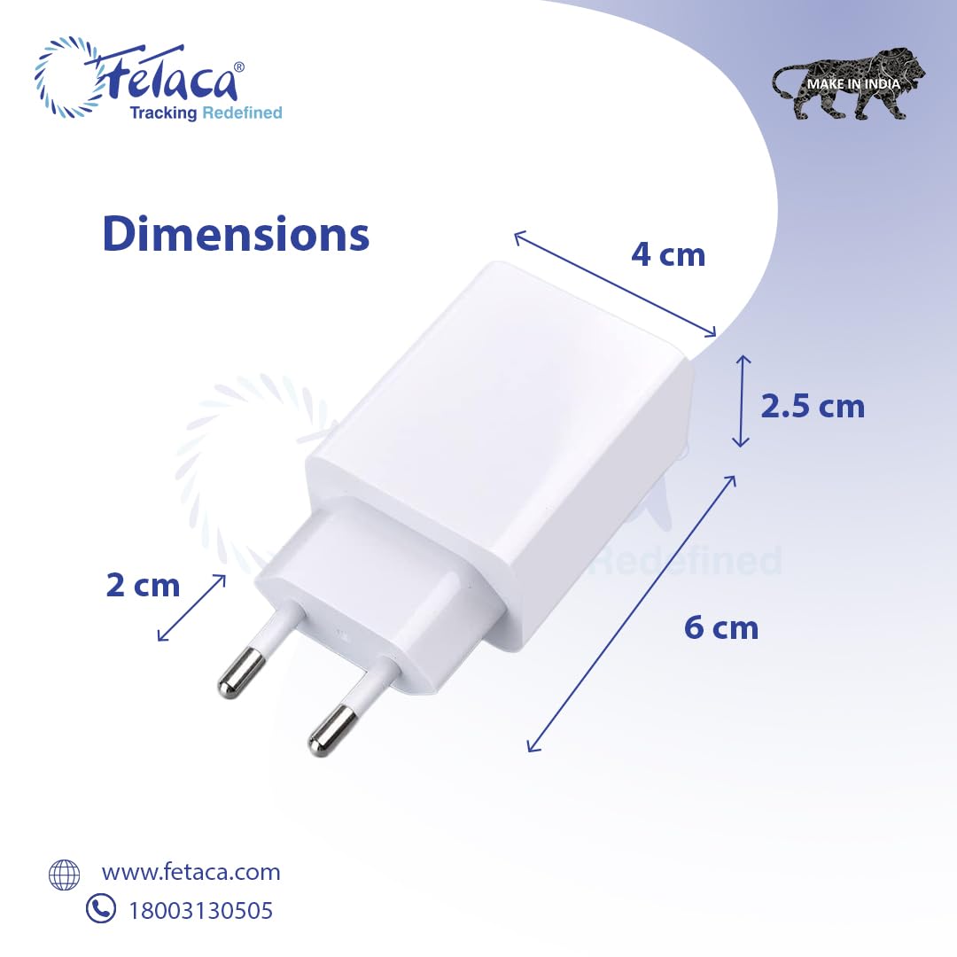 FETACA® Multipurpose Charging Adapter: Charge Any USB-Compatible Device - Mobiles, GPS Devices, Smart Watches, and More