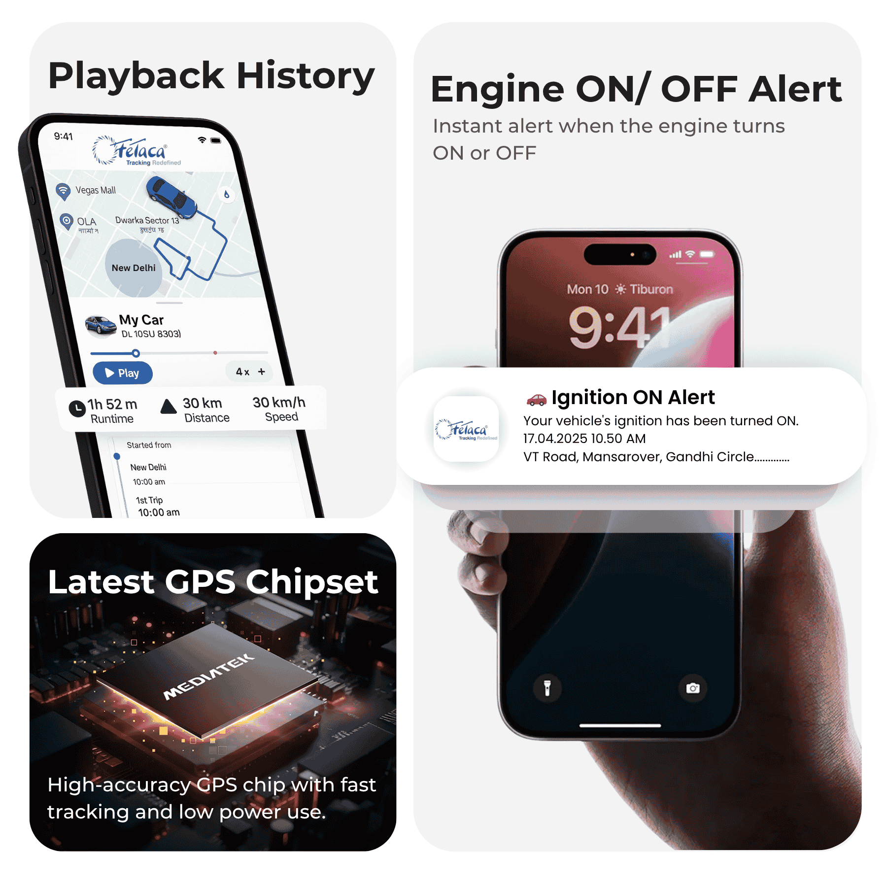 V5 Hidden Wired GPS Tracker with Location Tracking, Geo Fence Alert, More 20+ Features for Car, Bike, Truck, Bus With 2 Year Sim Data and App Subscription