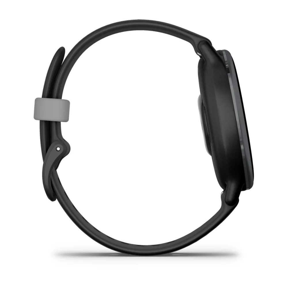 vivoactive® 5 Slate aluminium bezel with black case and silicone band