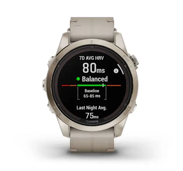 fenix® 7S Pro – Sapphire Solar Edition Soft Gold with Limestone Leather Band