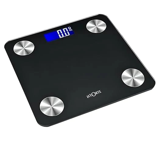 LA FORTE Smart Digital Weighing Scale, Measure 12 Body Metrics, Bluetooth & App Connectivity