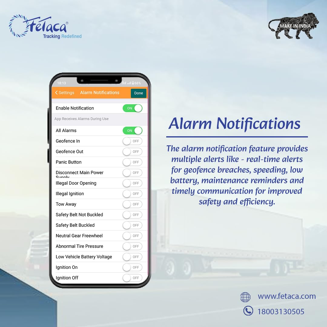 FeTaca E-Lock GPS Tracker: Advanced Waterproof Door Locker for Assets, Trucks, Containers and Heavy Vehicles with Enhanced Security and Real-Time Tracking Including 1 Year SIM Data