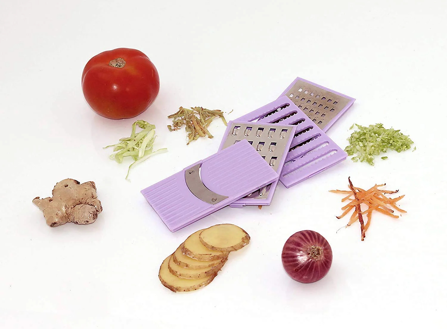 Square 4 in 1 Grater Slicer and Chipser (Random Color Supply)