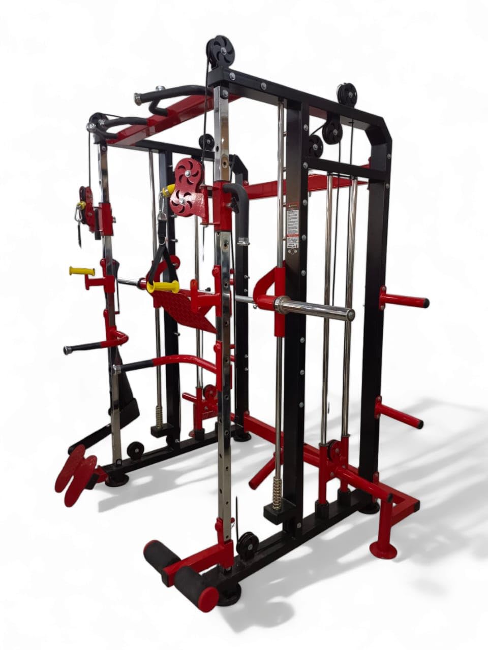 FUNCTIONAL TRAINER WITH SMITH MACHINE PLATE LOADED