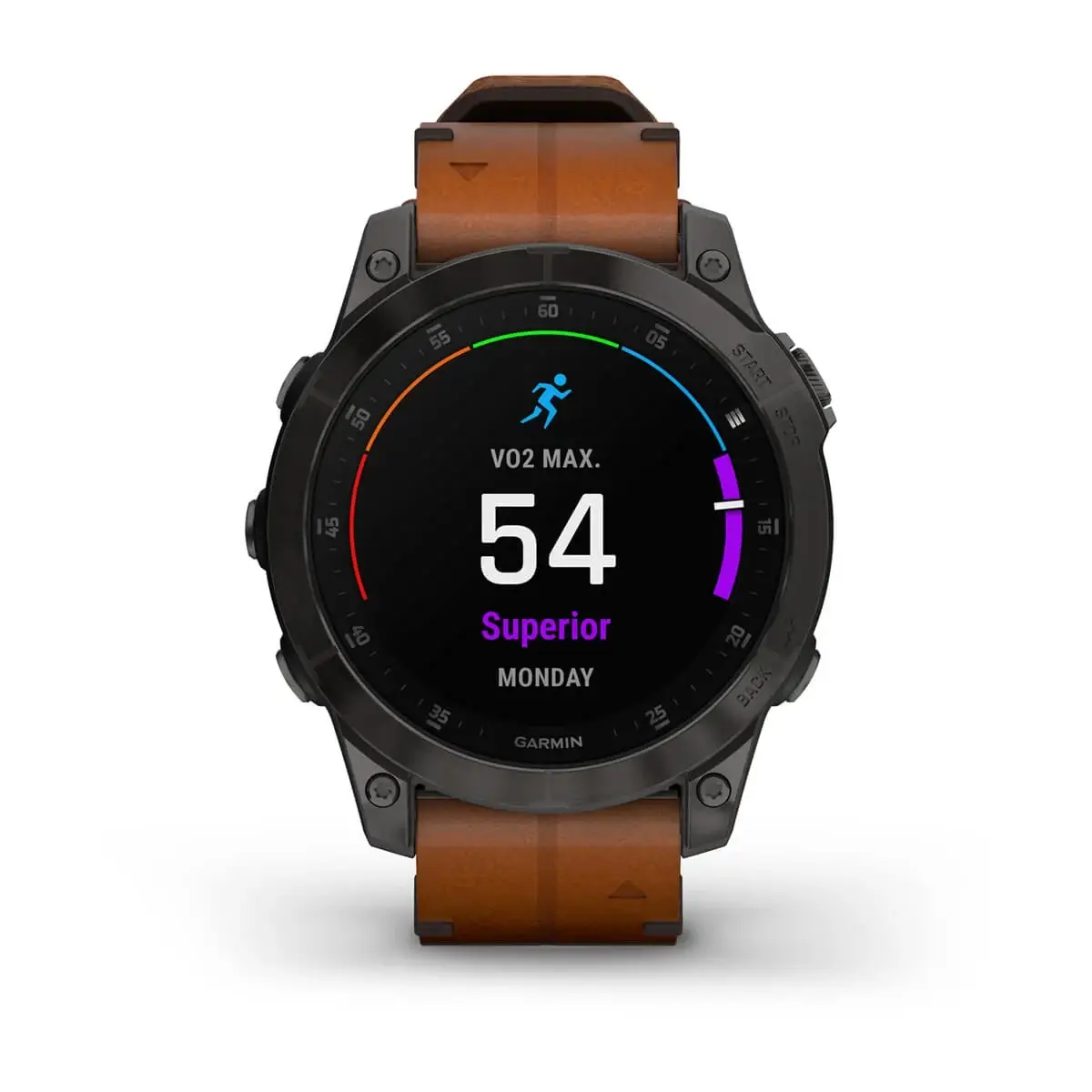 epix™ (Gen 2) - Sapphire Edition | 47 mm Black Titanium with Chestnut Leather Band