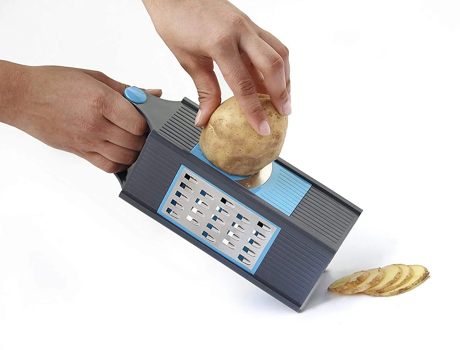 Square 4 in 1 Grater Slicer and Chipser (Random Color Supply)