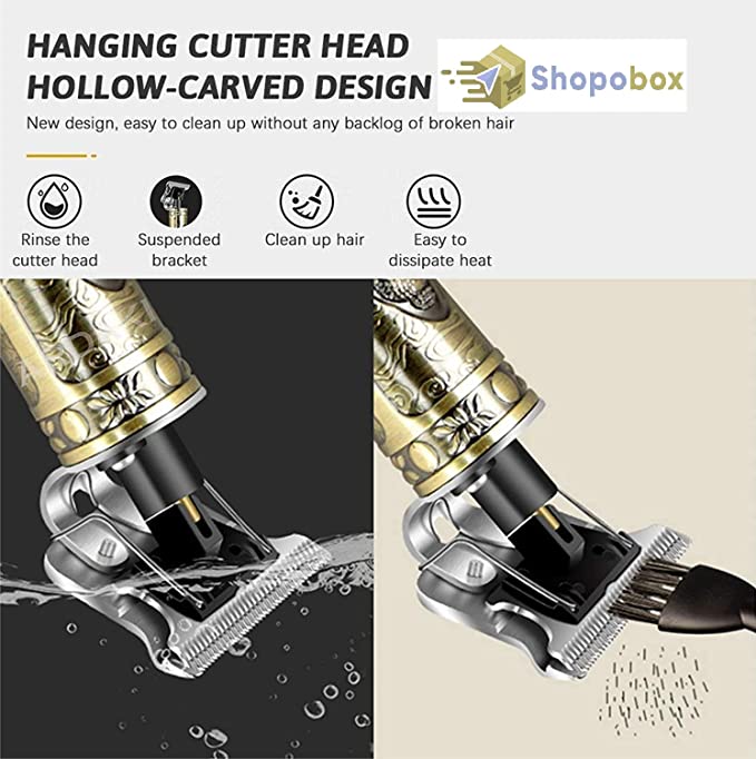 LA' FORTE Heavy Duty Rechargeable Hair Trimmer Pack of 2