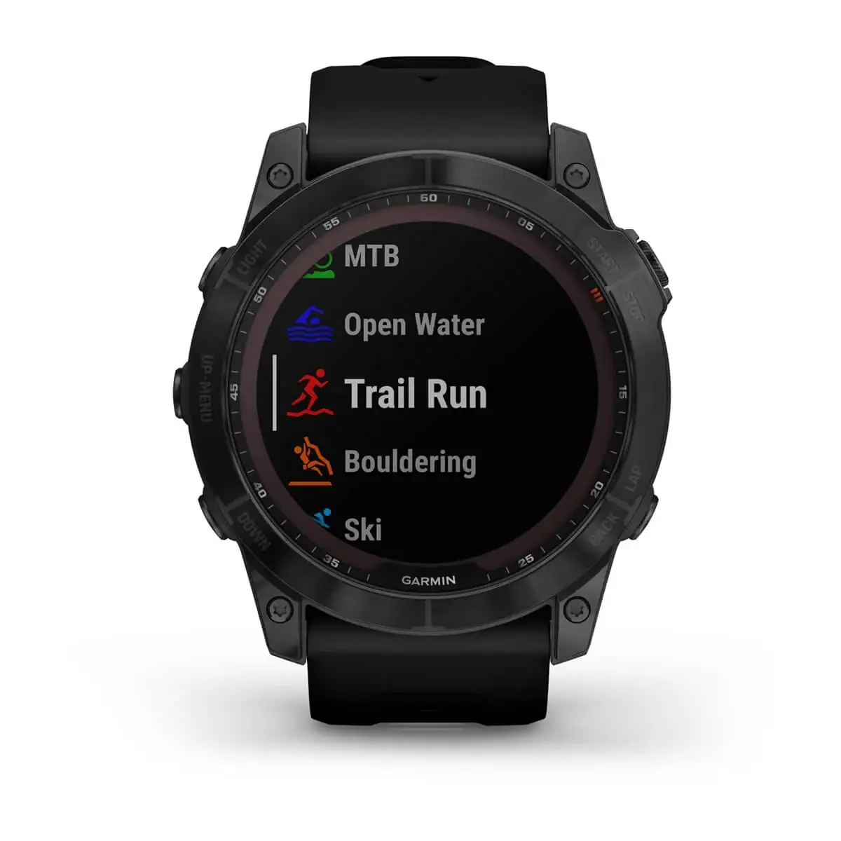 fenix® 7 Pro – Sapphire Solar Edition Carbon Grey DLC Titanium with Black Band