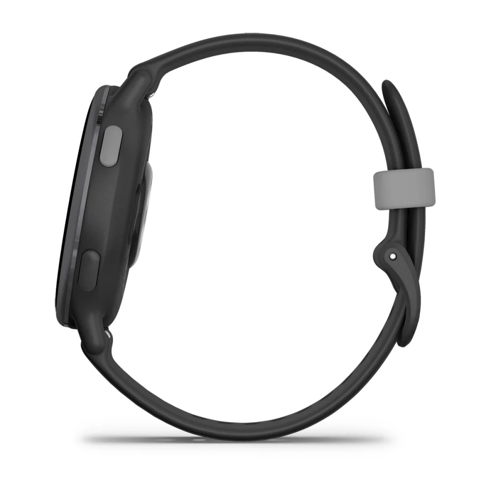 vivoactive® 5 Slate aluminium bezel with black case and silicone band