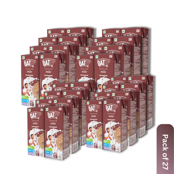 Oatey Premium Millet Milk: Pack of 27 (5.4 L) | Plant Based Vegan Milk India