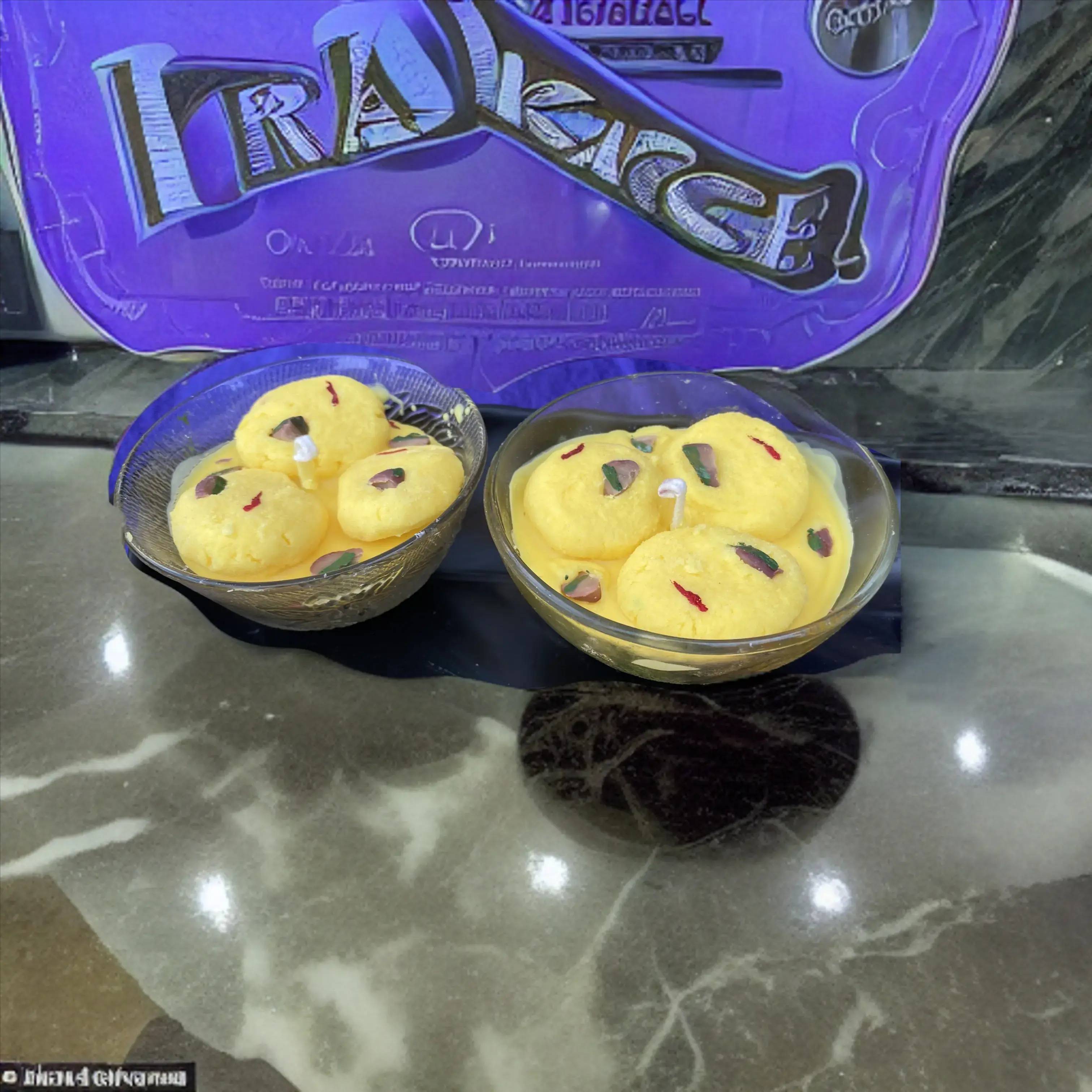 Rasmalai Candle 