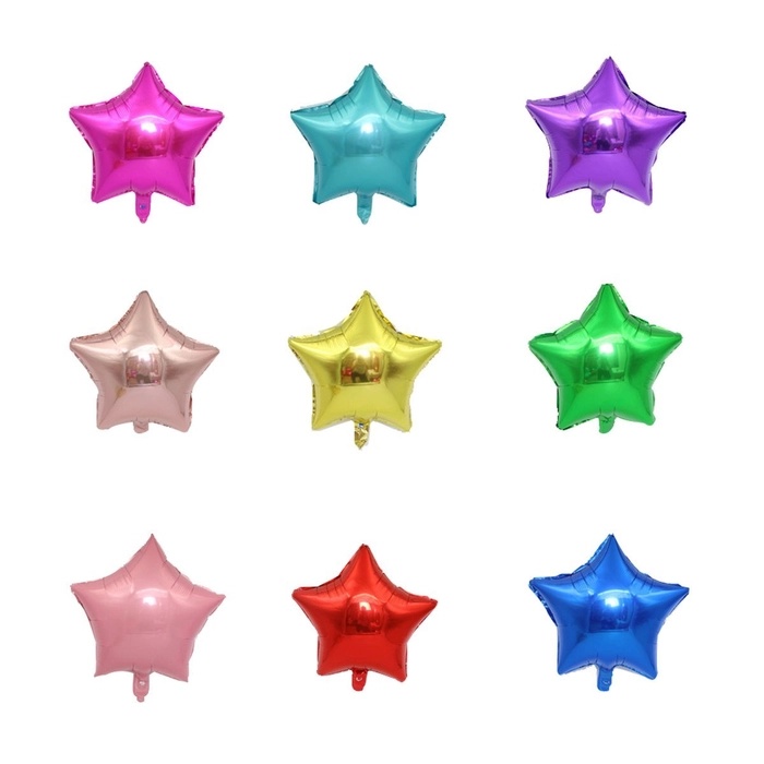 18 Inch Star Foil ( Pack Of 5) 