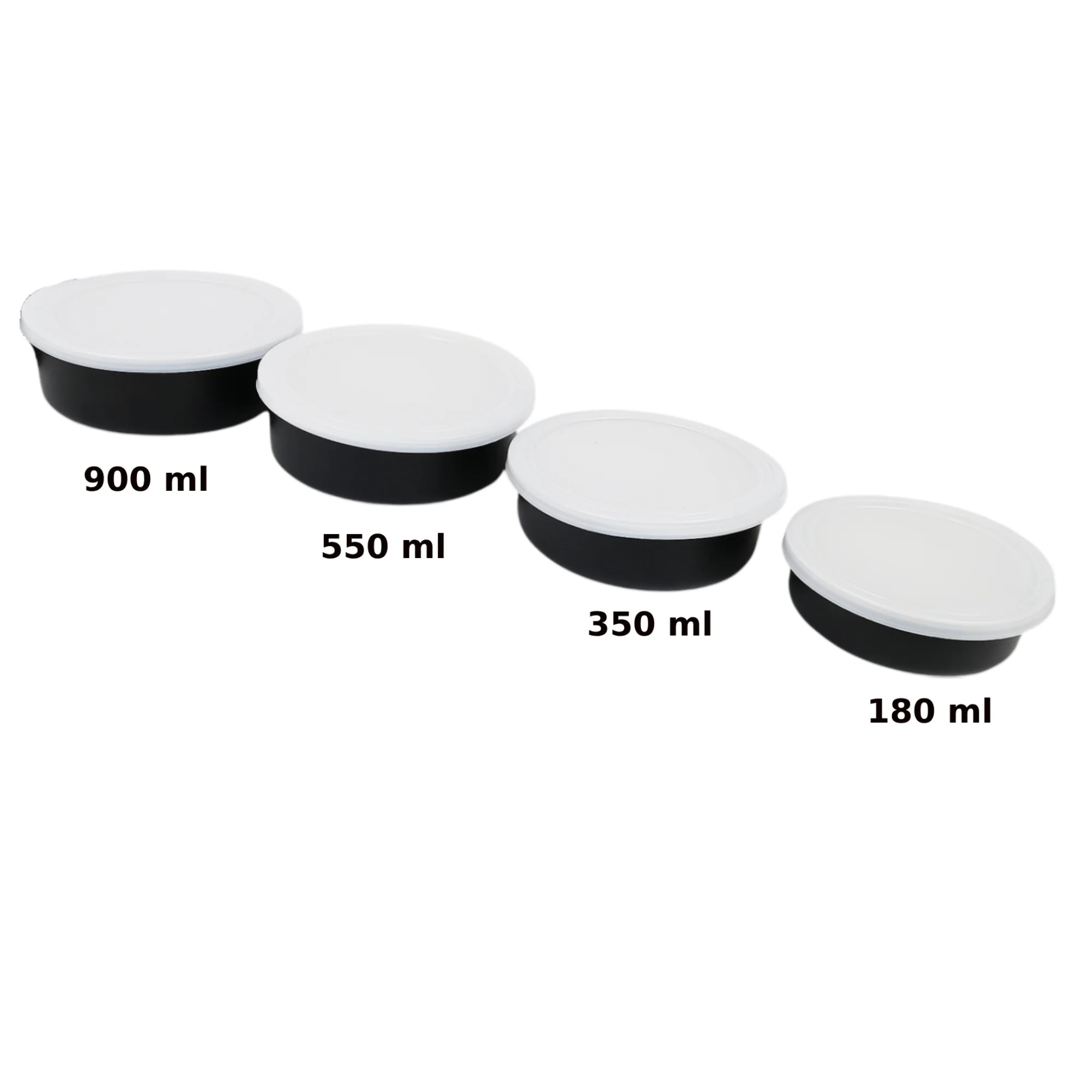 LA'FORTE Stainless Steel Utility Container - 800 ml, 550 ml, 350 ml, 180 ml