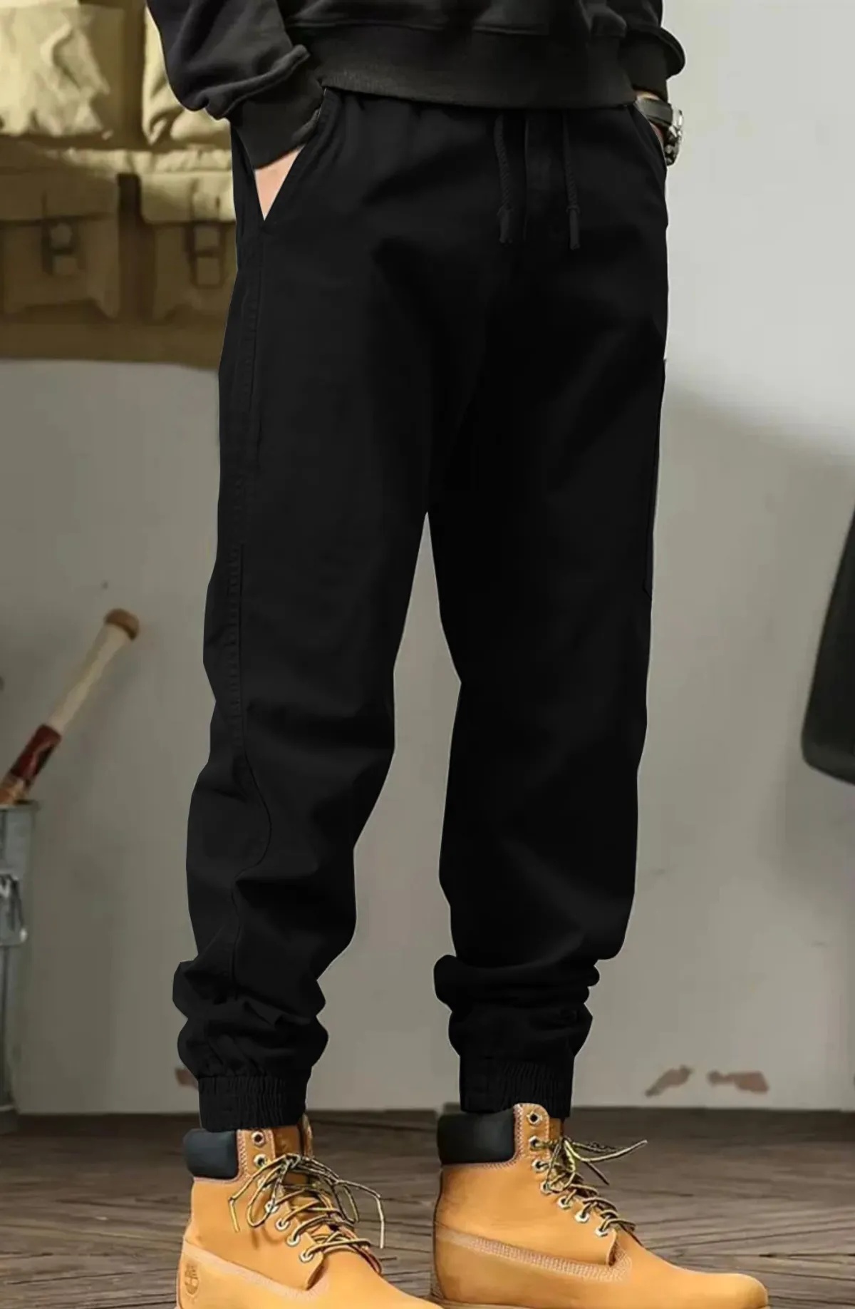 Men’s Slim Fit Jogger, Black 