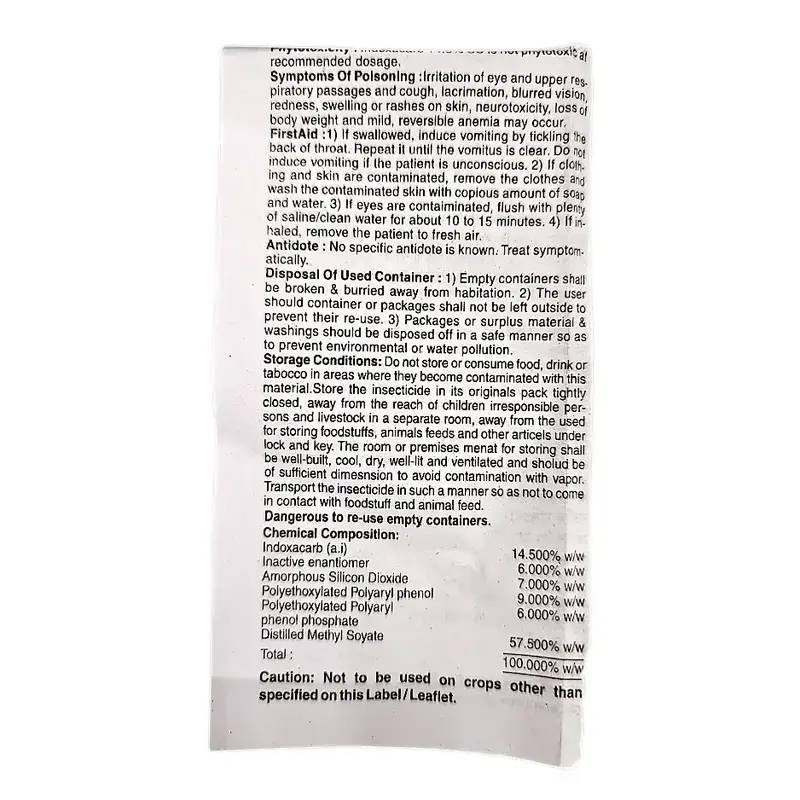 Adama Doxagan Insecticide (Indoxacarb 14.5% SC)