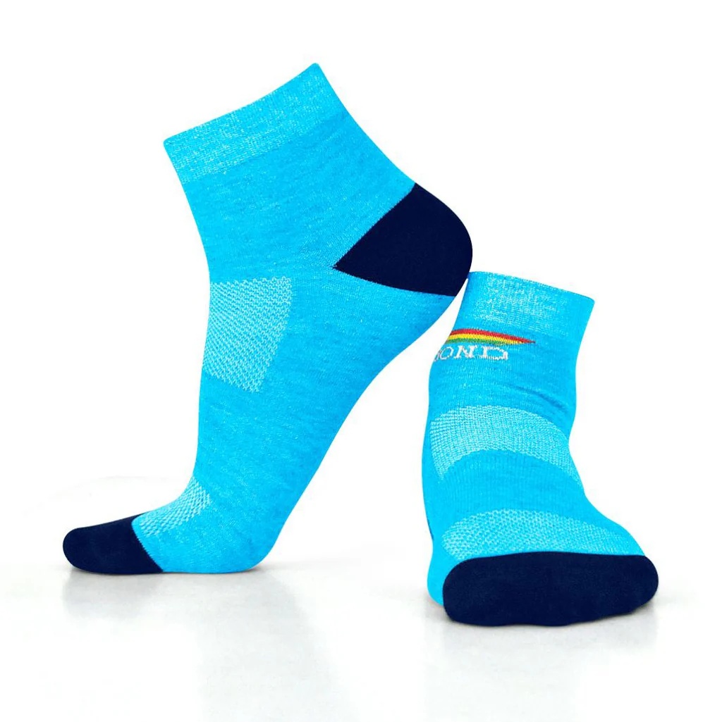 Casual Unisex Ankle Length Socks (Pack of 3) Sky Blue 