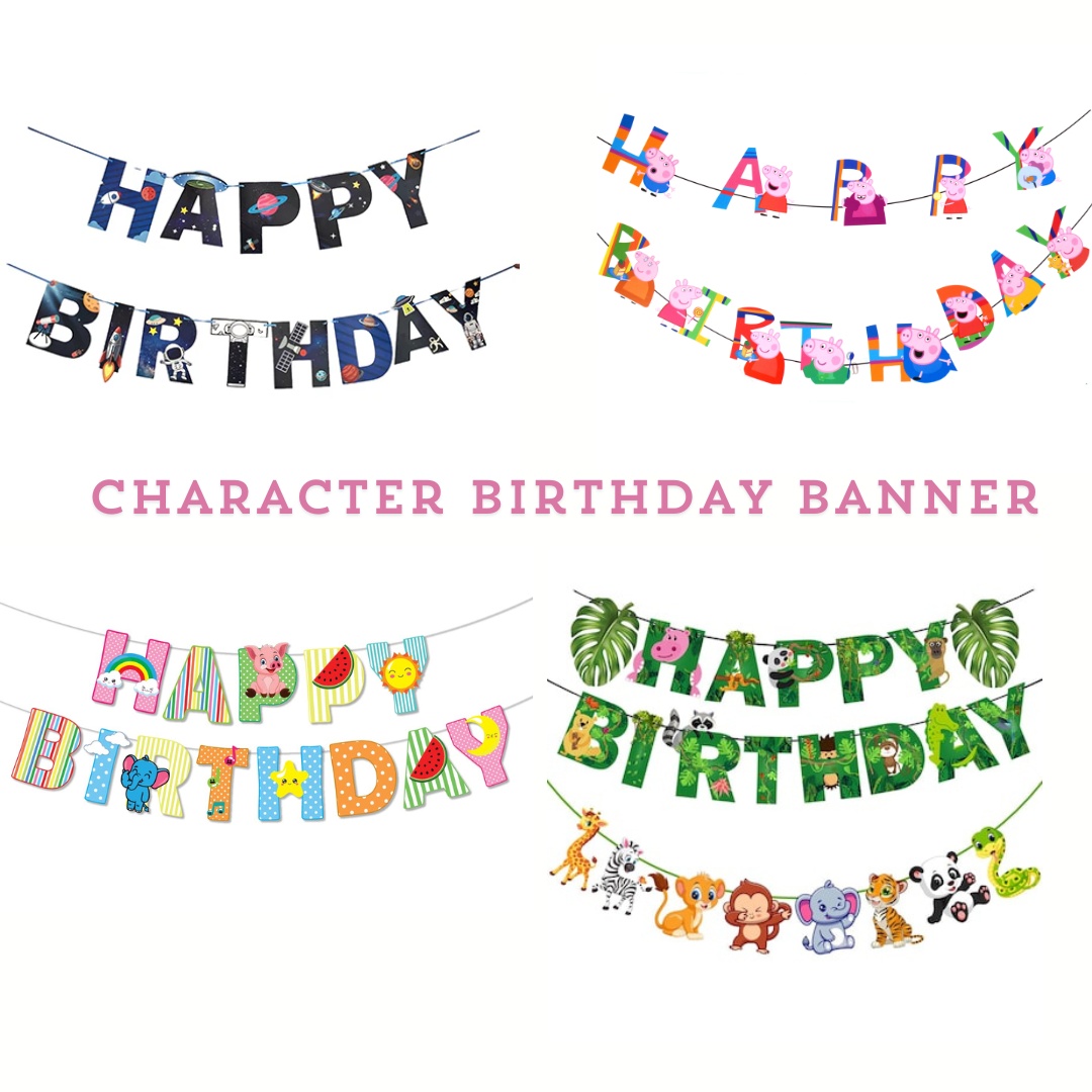 Character Birthday Banner