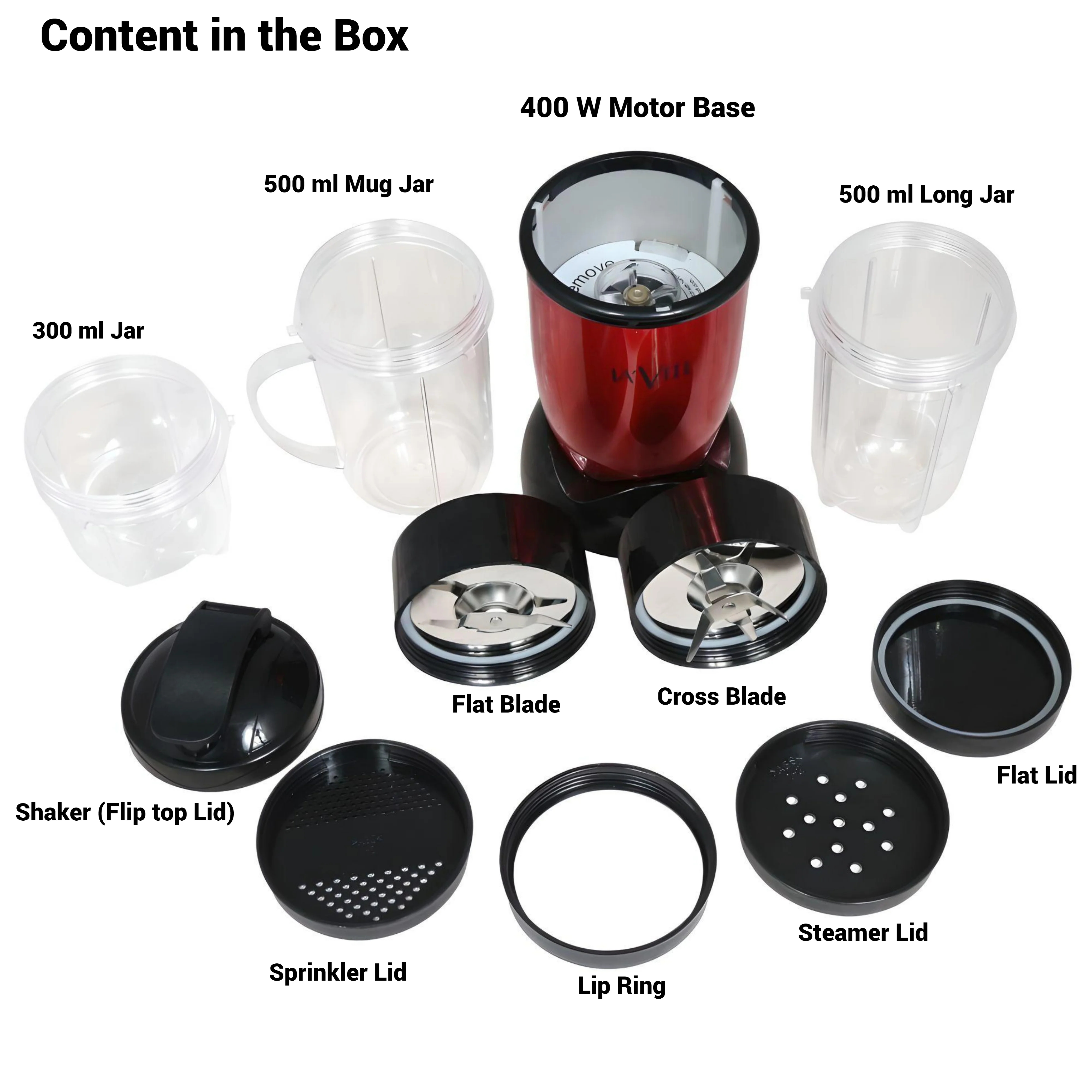 La Vite Cherie -Mixer Grinder Blender 400 W