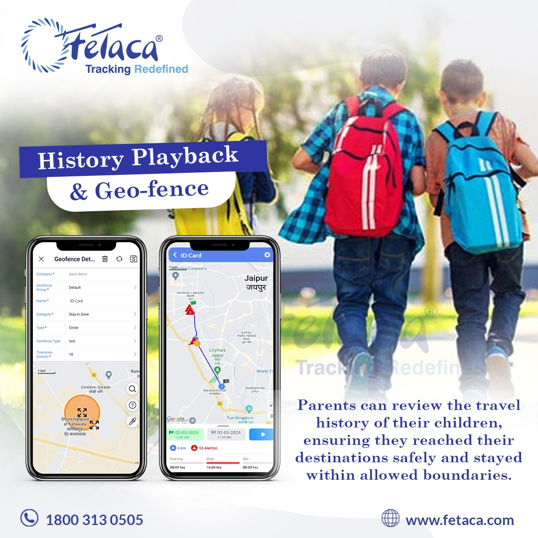FeTaca ID Card GPS Tracker with 2 Way Communication, Panic Button,Tracking Platform | Live Location Tracking Device for Kids School, Work With 1 Year Subscription