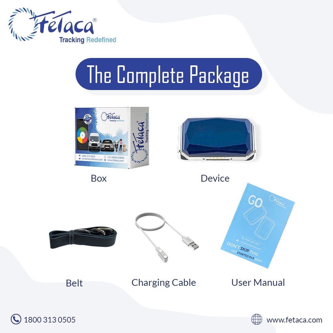 FeTaca Smart GPS Tracker Collar for Pet Safety: Dogs, Cats, and More with Advanced Tracking Platform and SIM Card Subscription Required