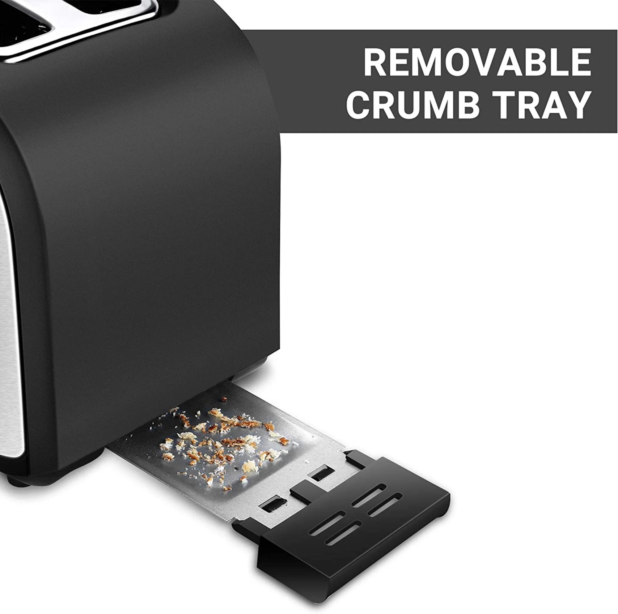 LA' FORTE POP UP Toaster - Stainless Steel - 7 Heat setting,(Refurbished)