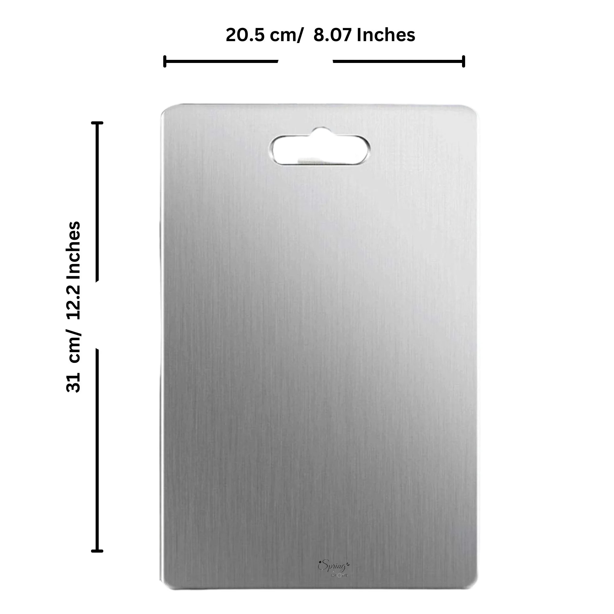 LA' FORTE Stainless Steel Chopping Board (31 cm x 20.5 cm)