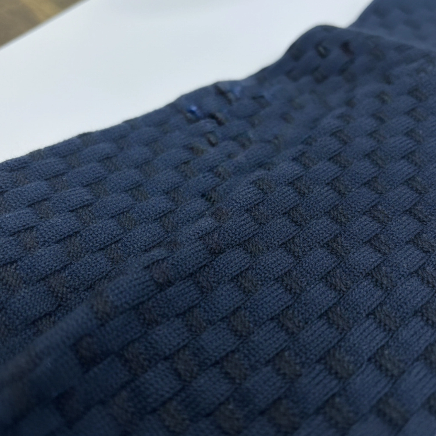 Lord Walker  Micro-Pattern Rib Knit Men’s Textured Cotton Crew Socks | Breathable Office & Daily Wear (Code-14233)