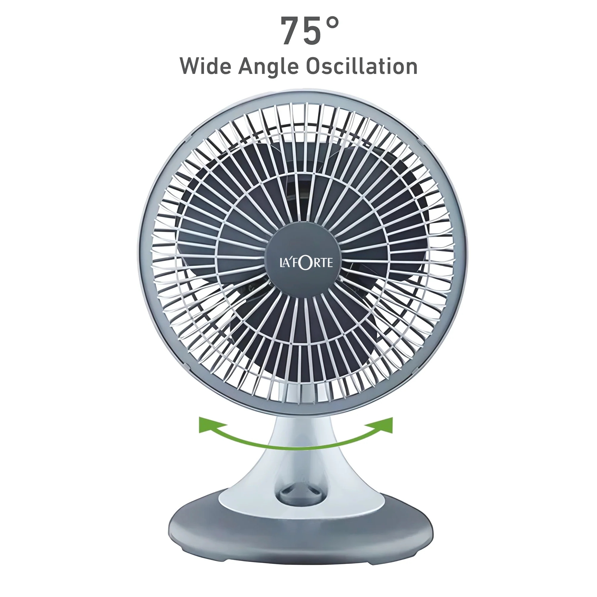 LA' FORTE High Speed Electric Table Fan - 225 mm/50 W