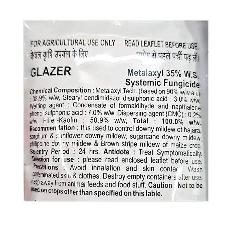 Tata Glazer Fungicide (Metalaxyl 35% WS)