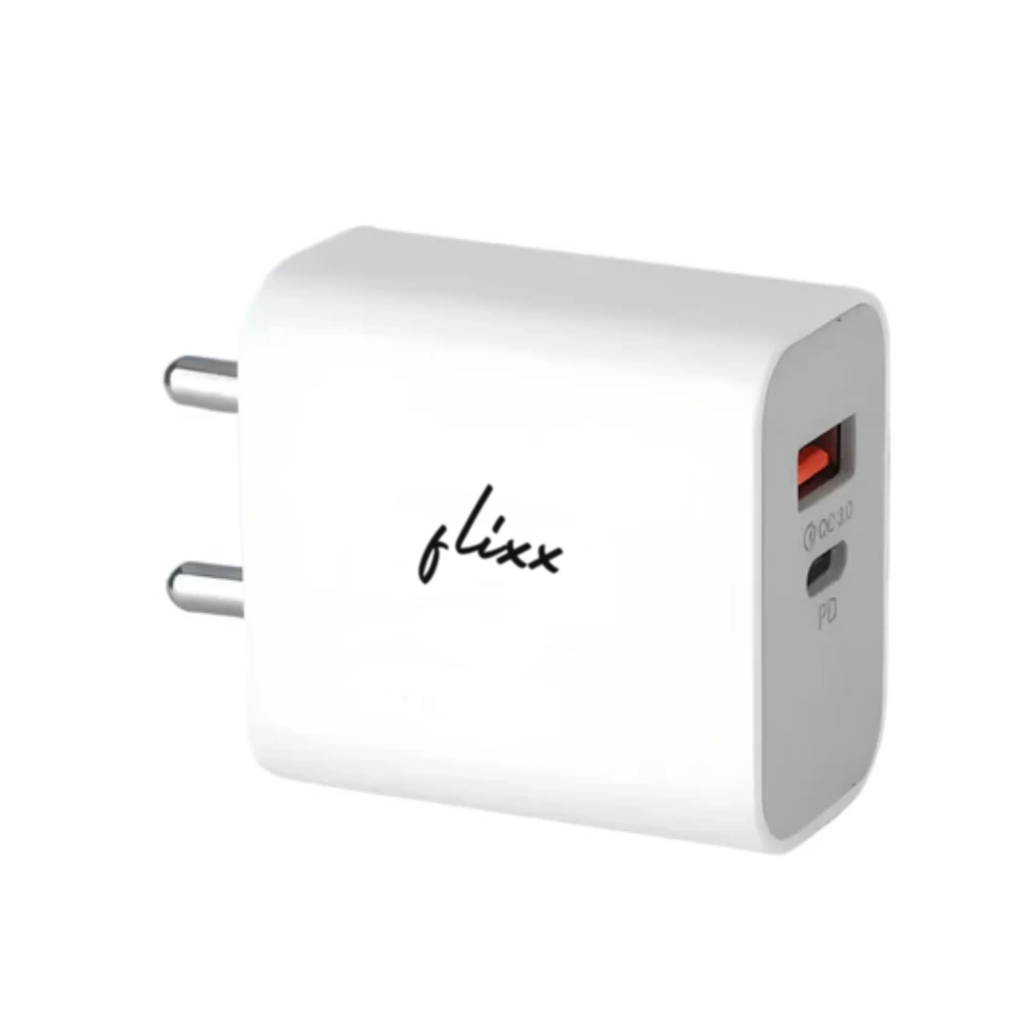 Flixx 30W QCPD 3.0 Dual Port Wall Charger for Ultra Fast Charging