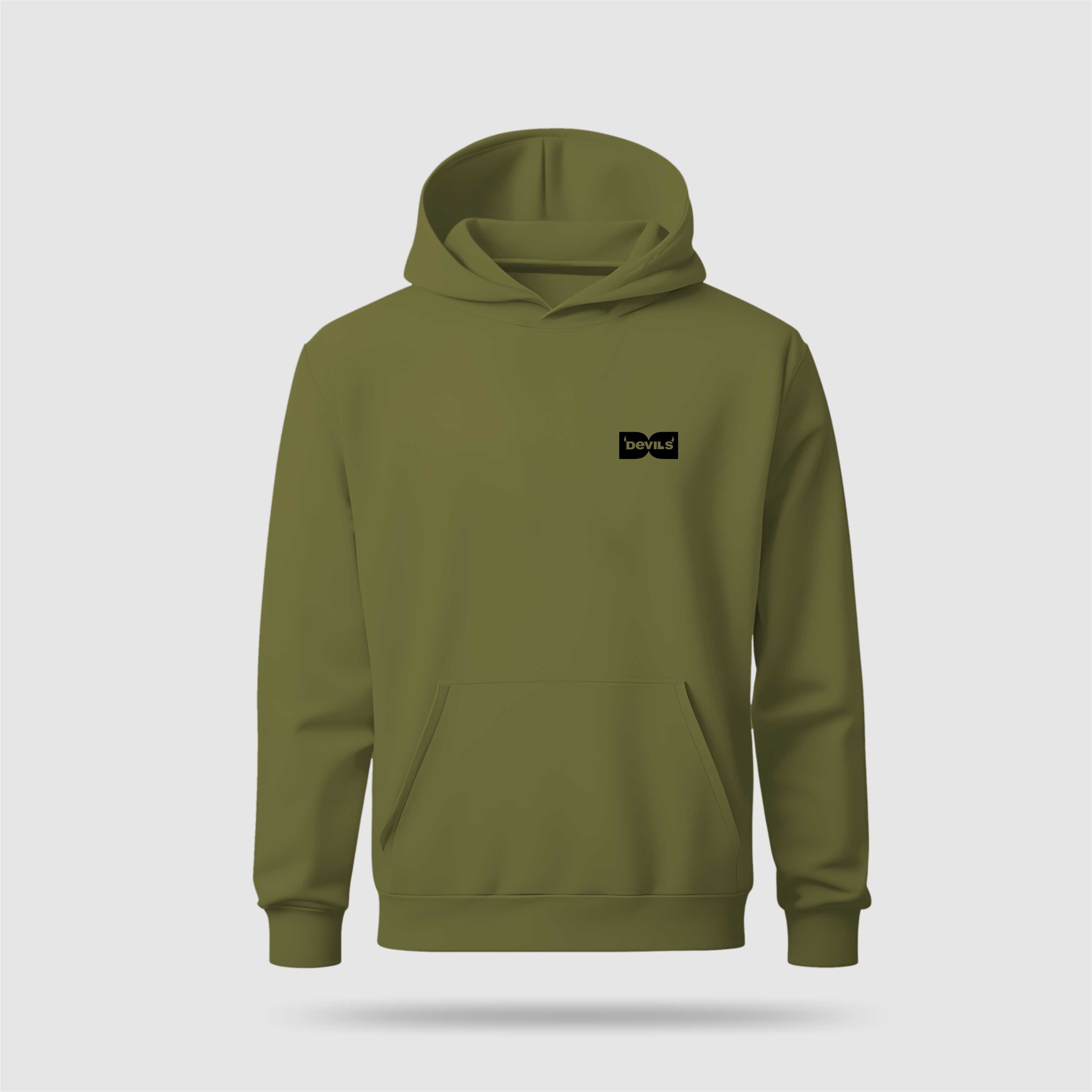 Detailing Devil's Hoodie - Emblem Green