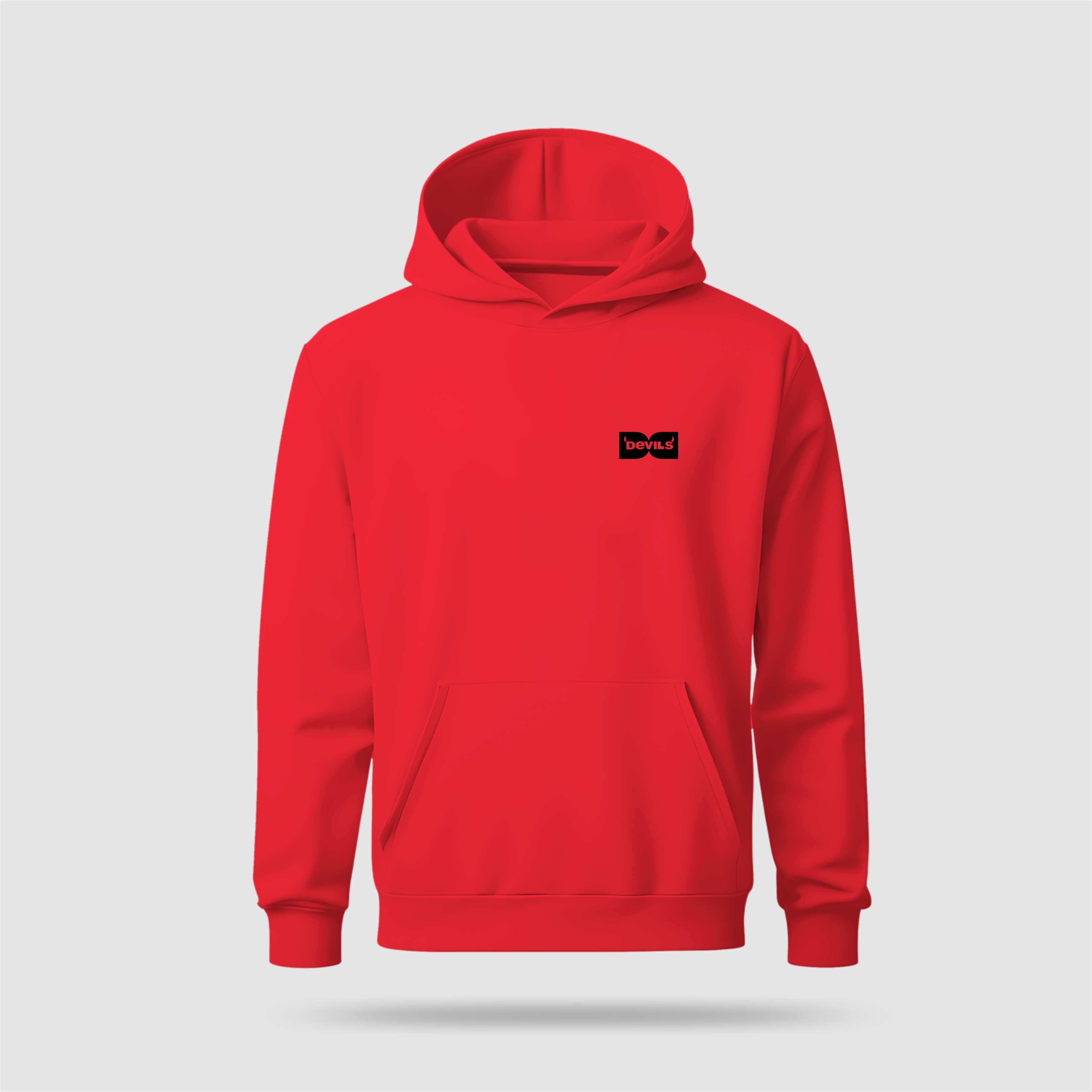 Detailing Devil's Hoodie - Emblem Red