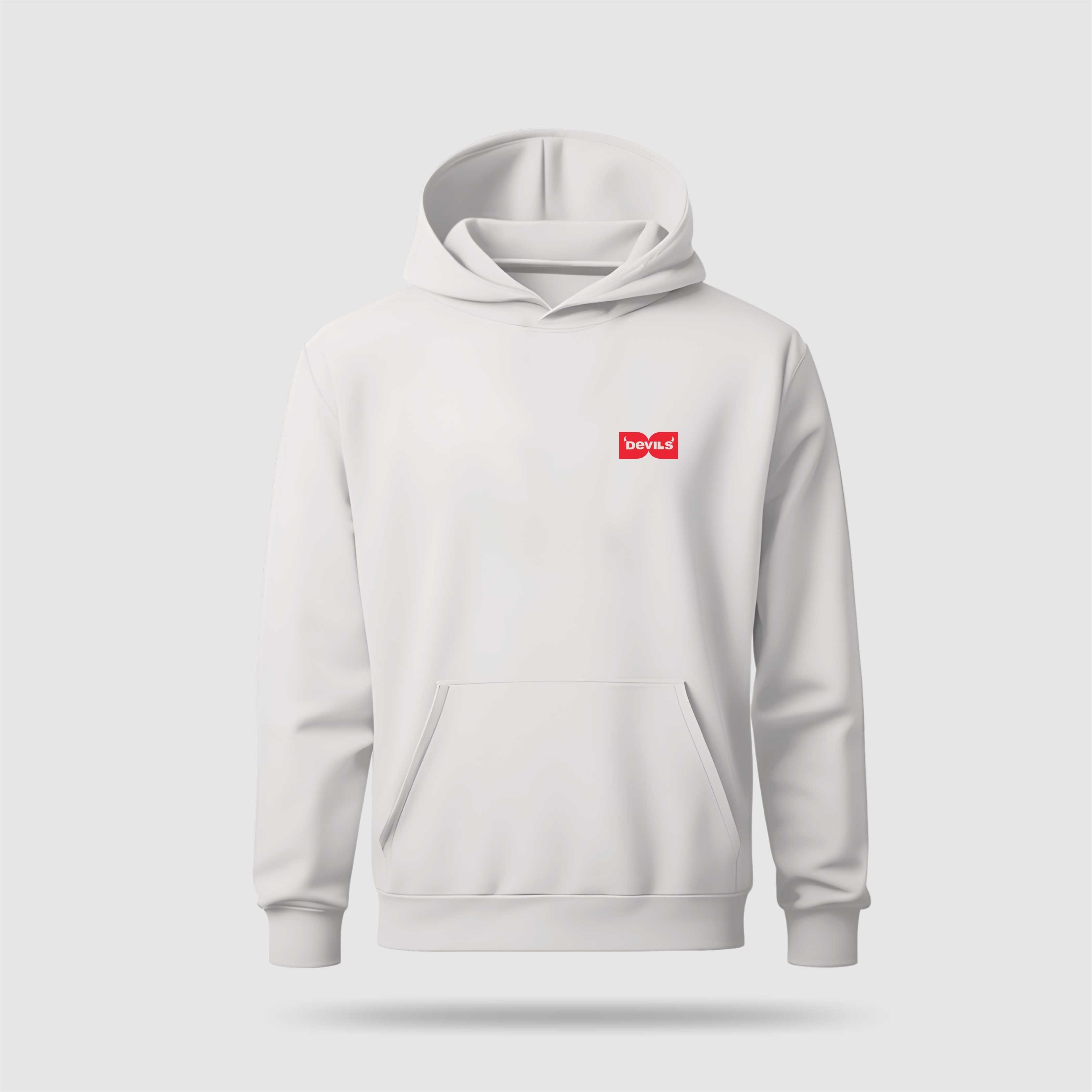 Detailing Devil's Hoodie - Emblem White