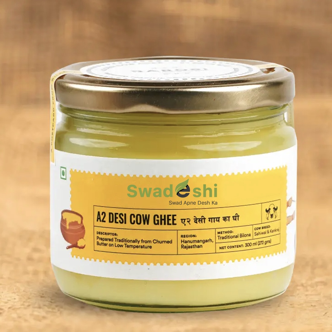 A2 Desi Cow Ghee 300 ml