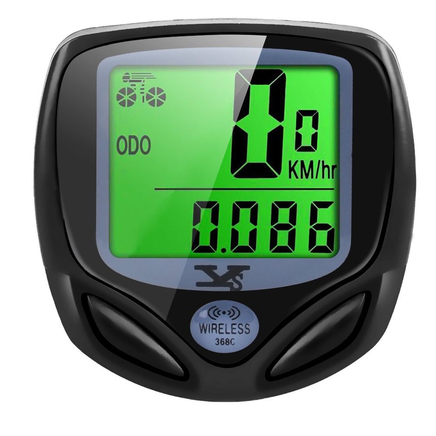 Bicycle Computer Odometer Speedometer, Black, plastic