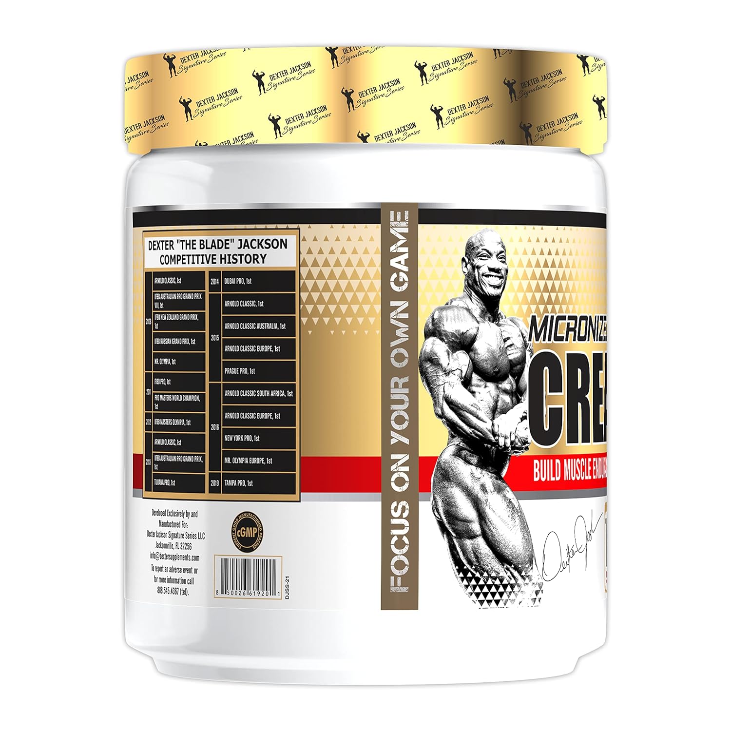 Dexter Jackson Creatine Powder | Builds Muscle Endurance & Helps to Increase Strength | 100 Servings,300gm