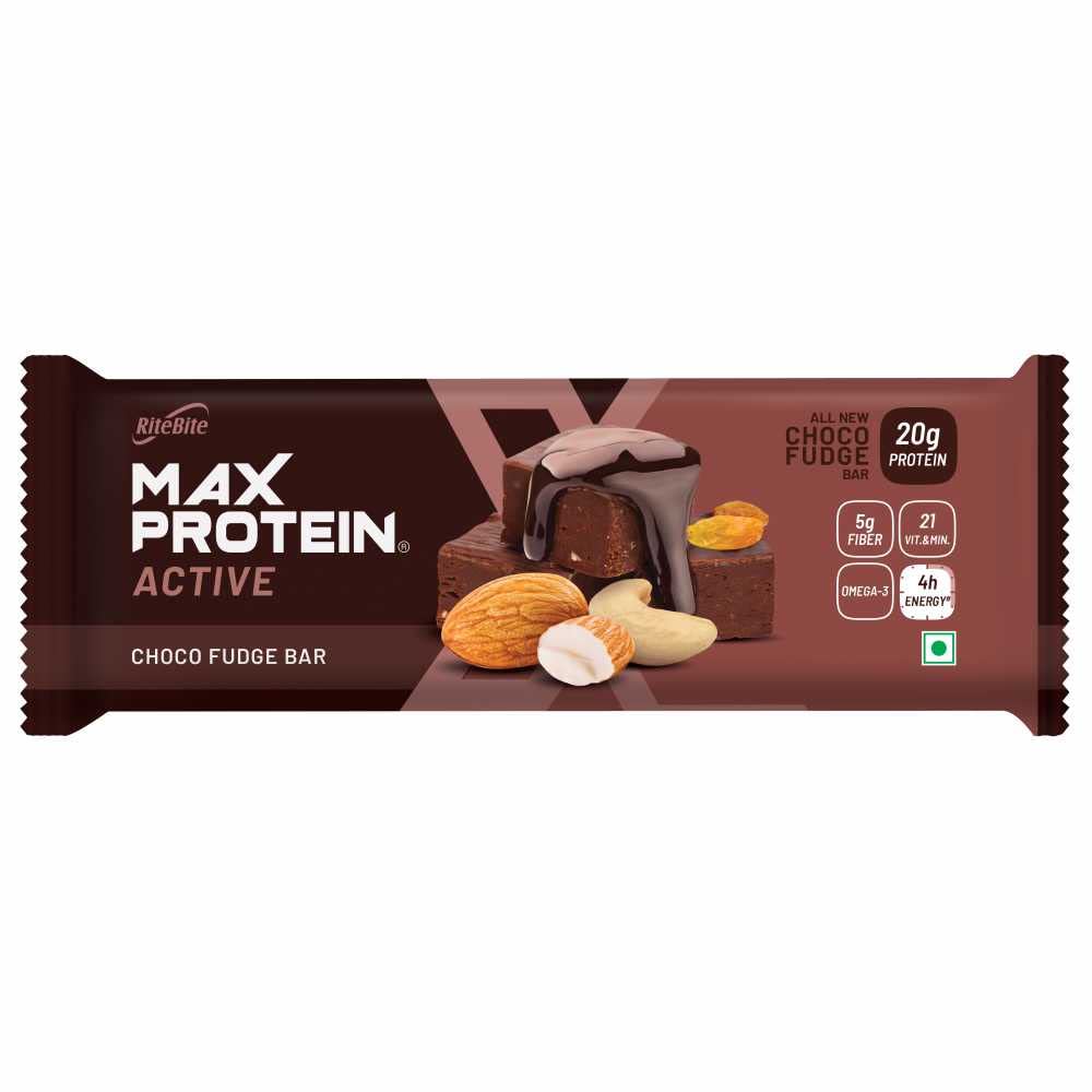 RiteBite Max Protein Active Choco Fudge Protein Bars 75g (Pack of 1)