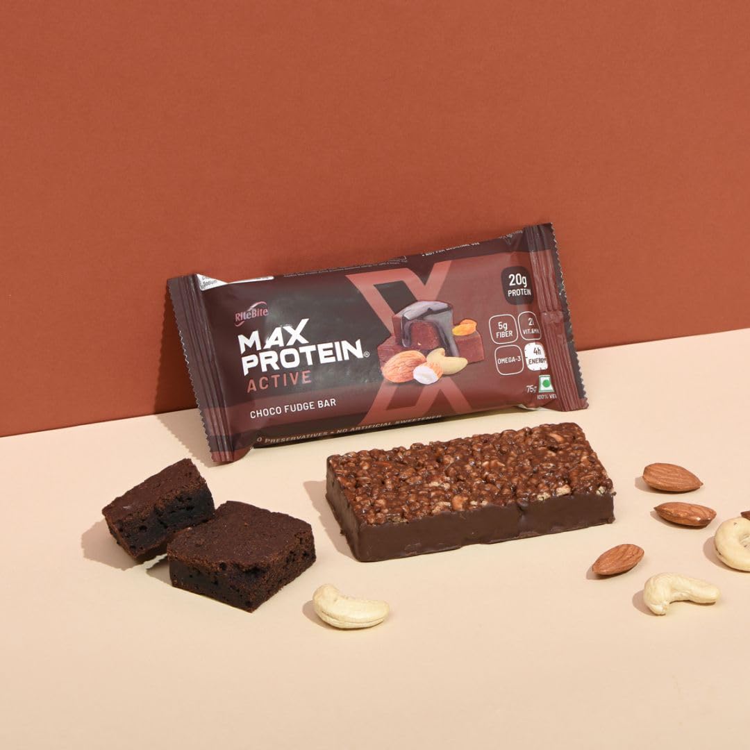 RiteBite Max Protein Active Choco Fudge Protein Bars 75g (Pack of 1)