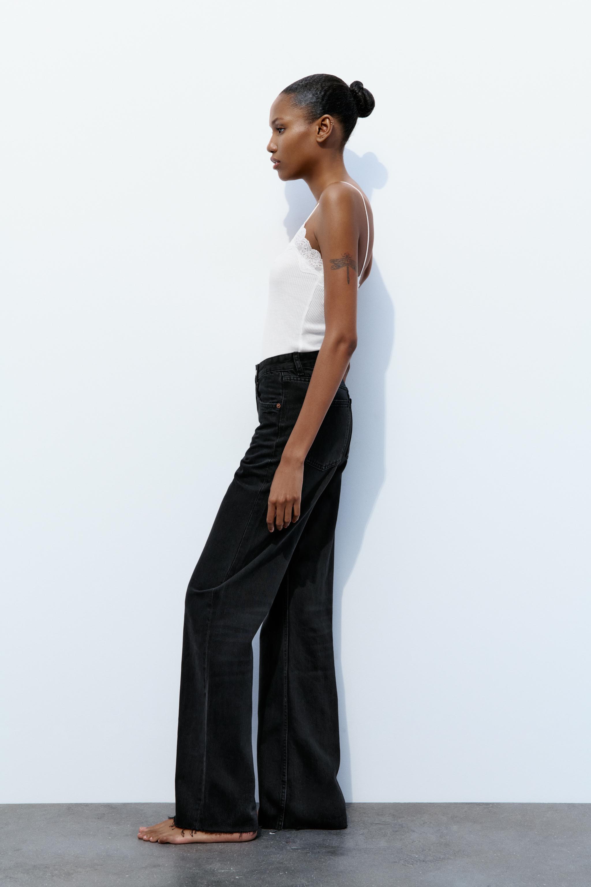 TRF HIGH-RISE WIDE-LEG JEANS