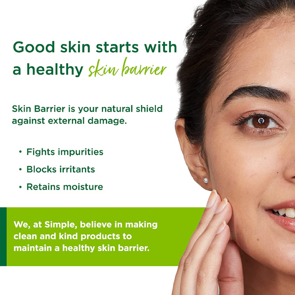  Simple Kind To Skin Refreshing Facial Wash 150 ml | 100% Soap-Free Facewash that doesn't dry out your skin| For All Skin Types