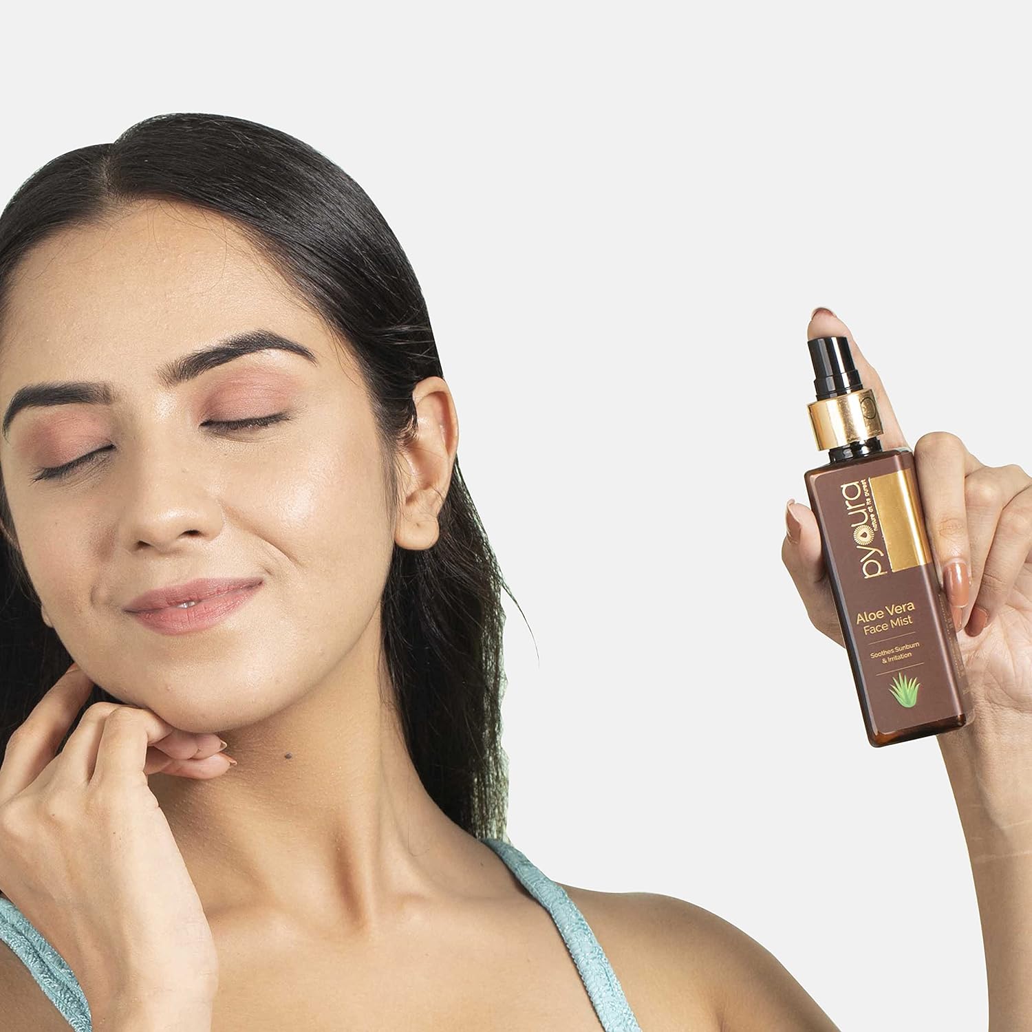 pyoura Aloe Vera Face Toner Mist| Soothes Sunburn and Irritation| Repairs and Refreshes Skin| Natural Face Toner| Alcohol Free| Hydrating Serum
