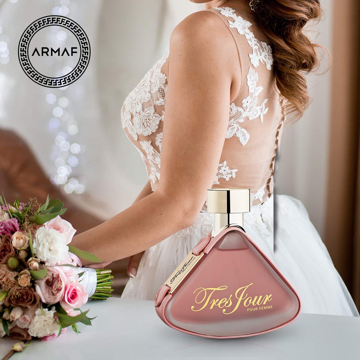 Armaf Tres Jour Pour Femme Eau De Parfum 100ml, Fragrance For Long Lasting Freshness, Everyday Use, Best For Gifting Purpose